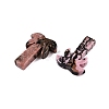 Natural Rhodonite Coconut Tree Pendants G-N342-02D-2