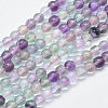 Natural Fluorite Beads Strands G-F547-38A-4mm-1