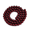 Baking Paint Pearlized Glass Pearl Bead Strands X-HY-N002-6mm-A13-3