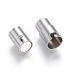 Tarnish Resistant 304 Stainless Steel Locking Tube Magnetic Clasps STAS-D159-30-2