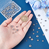 90Pcs 3 Style Brass Spacer Beads KK-PH0003-38-7