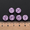 Transparent Crackle Acrylic Beads MACR-S373-66C-N06-4