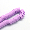 Handmade Polymer Clay Beads X-CLAY-R067-8.0mm-01-2
