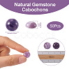 Natural Amethyst Cabochons G-R416-12mm-30-3