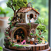 24Pcs 8 Colors Resin Birds Figurine Display Decorations DJEW-SP0001-16-6