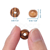Undyed Natural Wood Beads X-TB611Y-10mm-LF-2