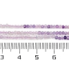 Natural Fluorite Beads Strands G-F789-01-2mm-6