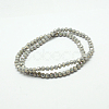 Round Full Rainbow Plated Imitation Jade Faceted(32 Facets) Electroplate Glass Beads Strands X-EGLA-J130-FR11-3