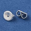 Brass Earring Nuts KK-K383-25B-S-2