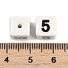 Glazed Porcelain Beads PORC-R003-07-05-3