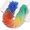 Transparent Painted Glass Beads Strands DGLA-A034-T4mm-A02-1