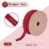 Polyester Chenille Ribbon OCOR-WH0097-36A-2