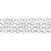 Tarnish Resistant 304 Stainless Steel Cable Chains CHS-H022-01P-20M-1