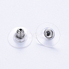 304 Stainless Steel Bullet Clutch Earring Backs STAS-S113-003P-2