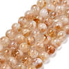 Heated Natural Citrine Beads Strands G-NH0010-04-2