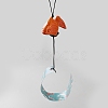 Goldfish Iron Wind Chime HJEW-WH0071-27B-01-1