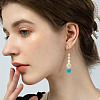 240pcs 4 Styles Synthetic Turquoise Beads TURQ-AR0001-42-6