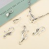 Tibetan Style Antique Silver Wing Hook and Eye Clasps X-LF1157Y-7