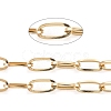 Ion Plating(IP) 304 Stainless Steel Paperclip Chains CHS-F009-02B-G-1