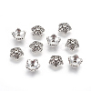 Tibetan Style Bead Caps TIBEB-A24621-AS-FF-1