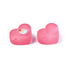 Transparent Printed Acrylic Beads MACR-S373-124-H08-4