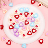 100Pcs Opaque Acrylic Beads OACR-PA0001-44-3