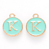 Golden Plated Alloy Enamel Charms LS-ENAM-S118-05K-1