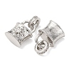 Brass Micro Pave Cubic Zirconia Pendants KK-A279-23P-2