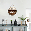 Wooden Hanging Plate HJEW-WH0027-002-7