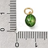 Brass Enamel Pendants KK-G605-09G-03-3