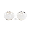 Imitation Jade Glass European Beads GPDL-N004-B14mm-B01-4