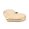 PVD Vacuum Plating 304 Stainless Steel Stamping Blank Tag Heart Pendants STAS-G218-08G-1-2