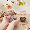 2Pcs 2 Styles Natural Amethyst & Rose Quartz Chips Tree of Life Decorations AJEW-OC0014-06B-3