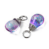 Transparent Glass Pendants GLAA-Q026-09-4