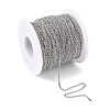 Tarnish Resistant 304 Stainless Steel Cable Chains CHS-R003-0.5mm-5