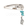 5Pcs Ocean Theme Iron Snap Hair Clips PHAR-JH00144-4
