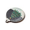 Single Face Printed Wood Pendants WOOD-H102-02H-4