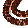 Transparent Glass Beads Strands GLAA-Q114-01A-A15-3