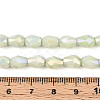 Anti-Tarnish Electroplate Glass Beads Strands X-GLAA-T025-13A-04-4
