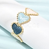 304 Stainless Steel Enamel Open Cuff Bangles SA-CBA4992-04-2