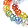 Electroplate & Gradient Color Glass Beads Strands LAMP-M023-03-03-3