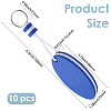 10Pcs Iron Plastic Keychains KEYC-GF0001-27B-2