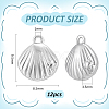 12Pcs Brass Charms KK-BC0014-63P-2