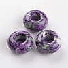 Dyed Rondelle Natural Ocean White Jade Beads X-G-D782-11-1