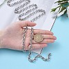Tarnish Resistant 304 Stainless Steel Cable Chains CHS-P007-27P-05-6