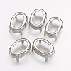 Oval Brass Sew on Prong Settings KK-N0084-A10-10x14-1