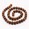 Natural Elephant Skin Jasper/Miriam Stone/Calligraphy Stone Beads Strands G-F512-8mm-2