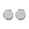 Anti-Tarnish 304 Stainless Steel Stud Earring Findings EJEW-K295-06B-P-1