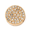304 Stainless Steel Rhinestone Slide Charms STAS-P421-04B-G-1