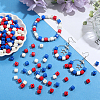 300Pcs 3 Colors Opaque Acrylic Beads MACR-SC0002-01-3